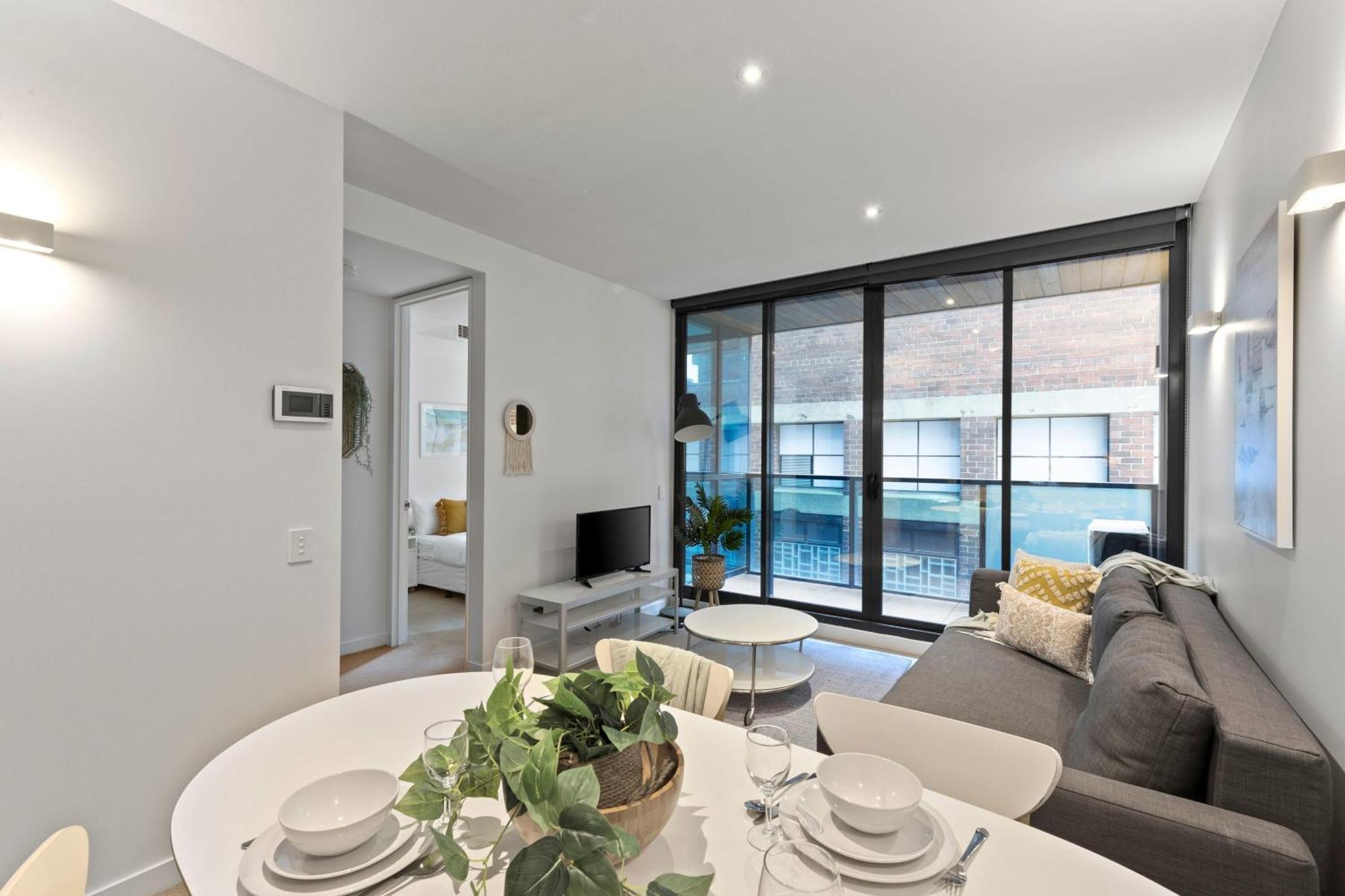 A Chic & Comfy 2Br Apt Near Federation Square Melbourne Exterior foto